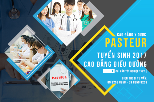 Trường Cao đẳng Y Dược Pasteur tuyển sinh Cap đẳng Điều dưỡng năm 2017